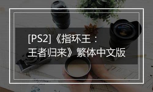 [PS2]《指环王：王者归来》繁体中文版