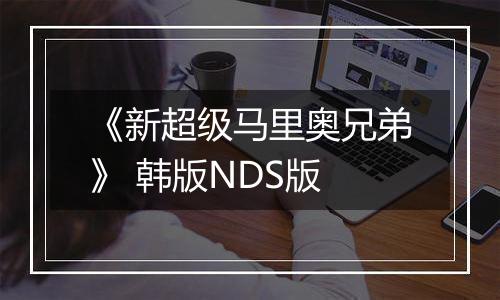 《新超级马里奥兄弟》 韩版NDS版