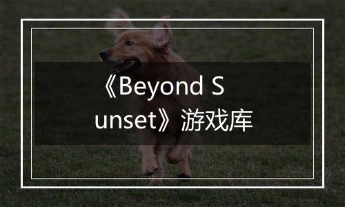 《Beyond Sunset》游戏库
