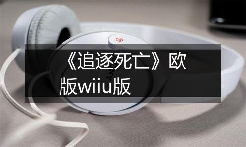 《追逐死亡》欧版wiiu版