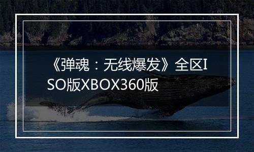 《弹魂：无线爆发》全区ISO版XBOX360版