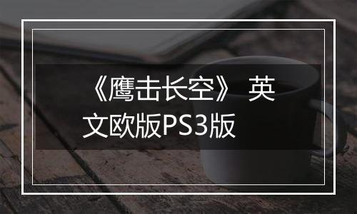 《鹰击长空》 英文欧版PS3版