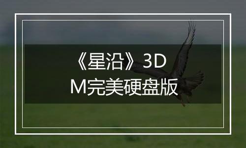 《星沿》3DM完美硬盘版