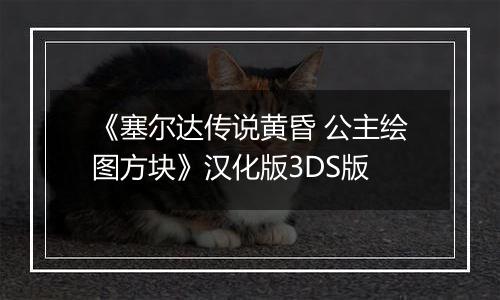 《塞尔达传说黄昏 公主绘图方块》汉化版3DS版