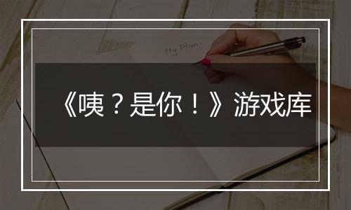 《咦？是你！》游戏库