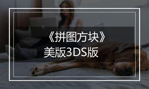 《拼图方块》美版3DS版