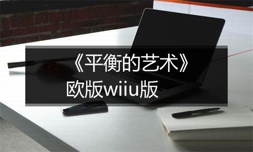 《平衡的艺术》欧版wiiu版