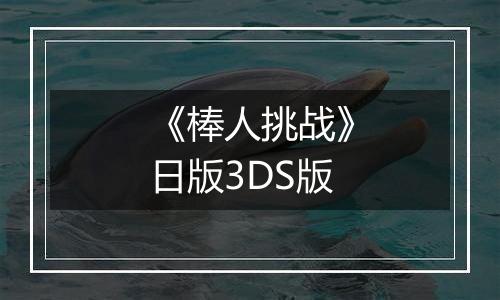 《棒人挑战》日版3DS版