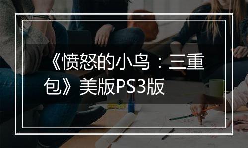 《愤怒的小鸟：三重包》美版PS3版