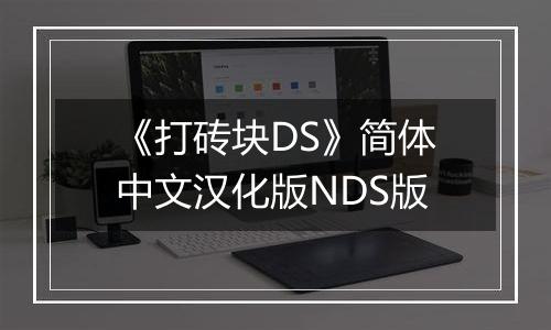 《打砖块DS》简体中文汉化版NDS版