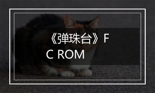 《弹珠台》FC ROM