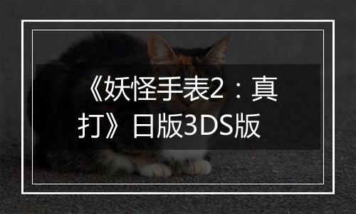 《妖怪手表2：真打》日版3DS版