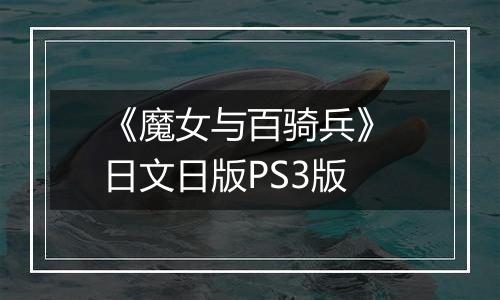 《魔女与百骑兵》 日文日版PS3版