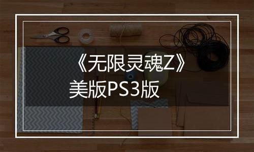 《无限灵魂Z》美版PS3版