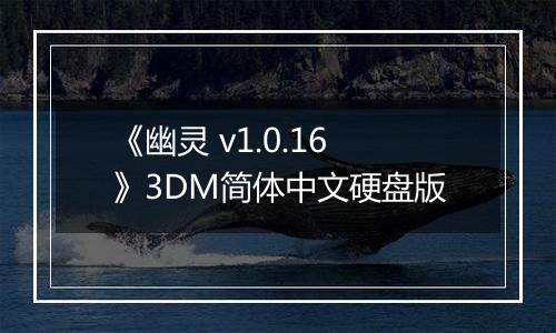 《幽灵 v1.0.16》3DM简体中文硬盘版