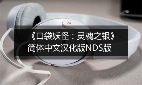 《口袋妖怪：灵魂之银》简体中文汉化版NDS版