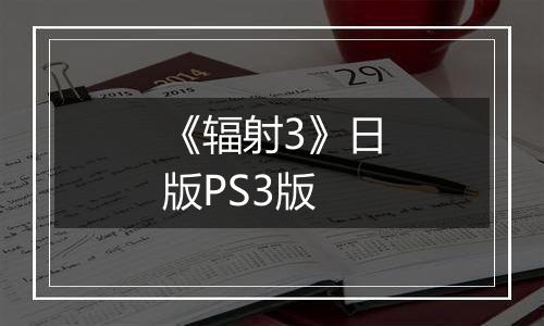 《辐射3》日版PS3版