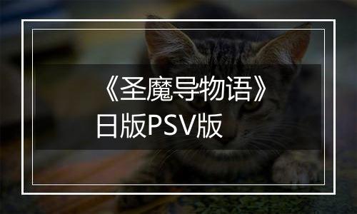 《圣魔导物语》日版PSV版