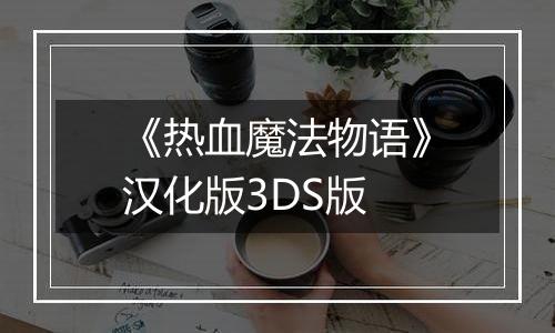 《热血魔法物语》汉化版3DS版