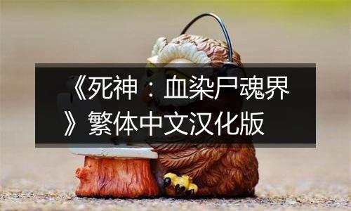 《死神：血染尸魂界》繁体中文汉化版