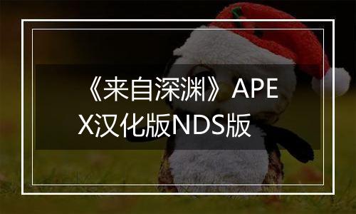 《来自深渊》APEX汉化版NDS版
