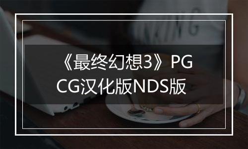 《最终幻想3》PGCG汉化版NDS版