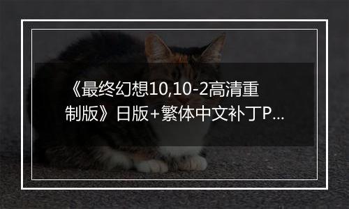 《最终幻想10,10-2高清重制版》日版+繁体中文补丁PS3版