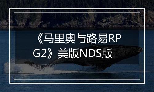 《马里奥与路易RPG2》美版NDS版