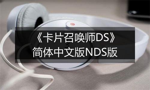 《卡片召唤师DS》简体中文版NDS版