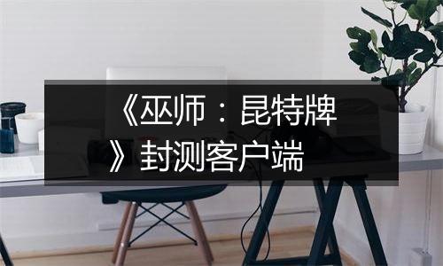 《巫师:昆特牌》封测客户端
