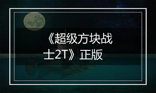 《超级方块战士2T》正版