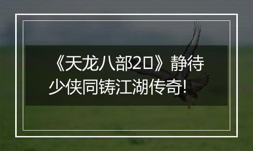 《天龙八部2​》静待少侠同铸江湖传奇!