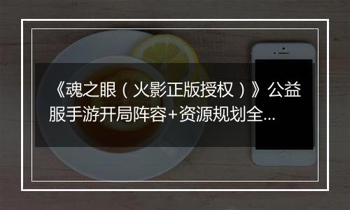 《魂之眼（火影正版授权）》公益服手游开局阵容+资源规划全指南