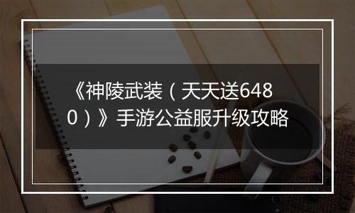 《神陵武装（天天送6480）》手游公益服升级攻略