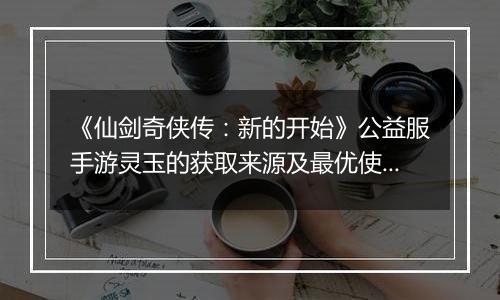 《仙剑奇侠传：新的开始》公益服手游灵玉的获取来源及最优使用方案