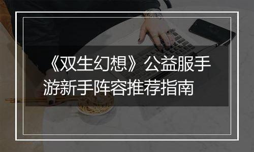 《双生幻想》公益服手游新手阵容推荐指南