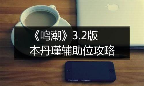 《鸣潮》3.2版本丹瑾辅助位攻略