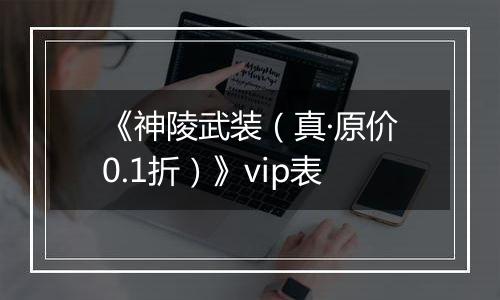 《神陵武装（真·原价0.1折）》vip表