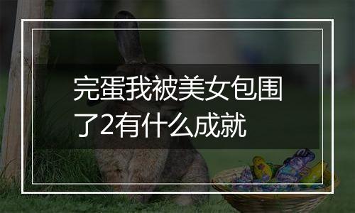 完蛋我被美女包围了2有什么成就