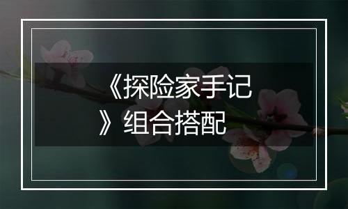 《探险家手记》组合搭配