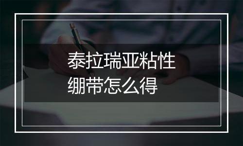 泰拉瑞亚粘性绷带怎么得