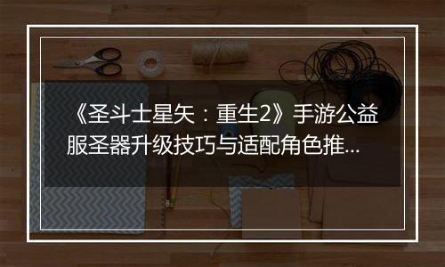 《圣斗士星矢：重生2》手游公益服圣器升级技巧与适配角色推荐