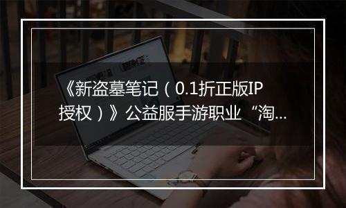 《新盗墓笔记（0.1折正版IP授权）》公益服手游职业“淘沙”技能定位解析