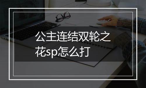 公主连结双轮之花sp怎么打