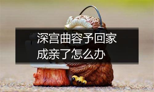 深宫曲容予回家成亲了怎么办