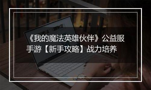 《我的魔法英雄伙伴》公益服手游【新手攻略】战力培养