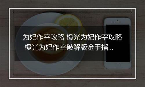 为妃作宰攻略 橙光为妃作宰攻略 橙光为妃作宰破解版金手指2022