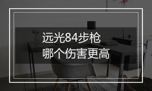 远光84步枪哪个伤害更高