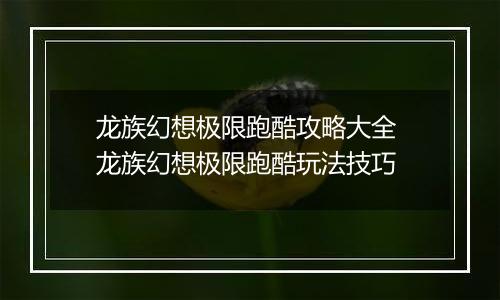 龙族幻想极限跑酷攻略大全 龙族幻想极限跑酷玩法技巧