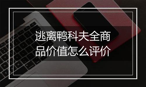 逃离鸭科夫全商品价值怎么评价